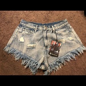 Born Primitive jean shorts. NWT!